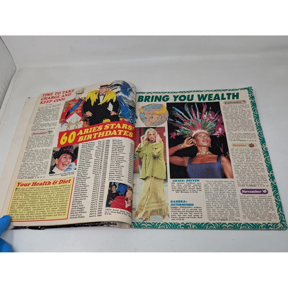 National Enquirer 1991 Michael Jackson Oprah Winfrey Dolly Parton‎ Cher VTG 90s